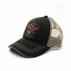 Hot Sale 🌟 Moonshine Spirit Men's Rugged Eagle Mesh-Back Ball Cap Black 🛒