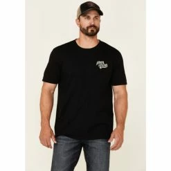 Flash Sale π― Moonshine Spirit Men's Whiskey And Leave Graphic Short Sleeve T-Shirt Black π€©