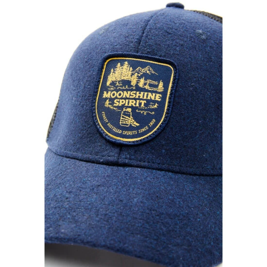 Outlet βοΈ Moonshine Spirit Men's Navy Outdoor Jar Logo Patch Mesh Back Ball Cap π - Image 2