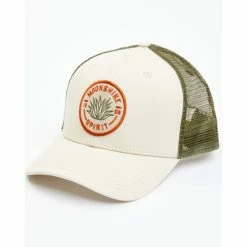 Cheapest 🔥 Moonshine Spirit Men's Agave Circle Patch Mesh-Back Ball Cap Beige/khaki 😀