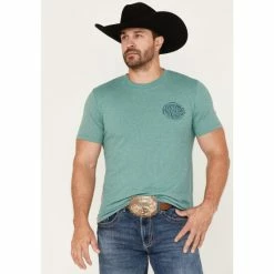 Best Sale βοΈ Moonshine Spirit Men's Sugar Skull Graphic T-Shirt Green π