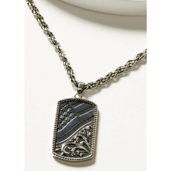 Wholesale โค๏ธ Moonshine Spirit ๐ฉ Women's American ๐ฆฎ Dog Tag Necklace Silver ๐ฅ 3 Wholesale โค๏ธ Moonshine Spirit ๐ฉ Women's American ๐ฆฎ Dog Tag Necklace Silver ๐ฅ - Image 2