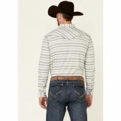 Best reviews of 💯 Moonshine Spirit Men's Line Dance Horizontal Stripe Long Sleeve Snap Western 👕 Shirt Grey ⭐ -Country Outfitter Shop unnamed file 133