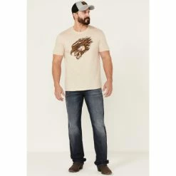 Promo π Moonshine Spirit Men's Wheelhouse Medium Dark Wash Stretch Slim Straight π Jeans Dark Medium Wash π