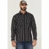 Coupon 🤩 Moonshine Spirit Men's Otoe Stripe Long Sleeve Snap Western 👚 Shirt Navy 🛒