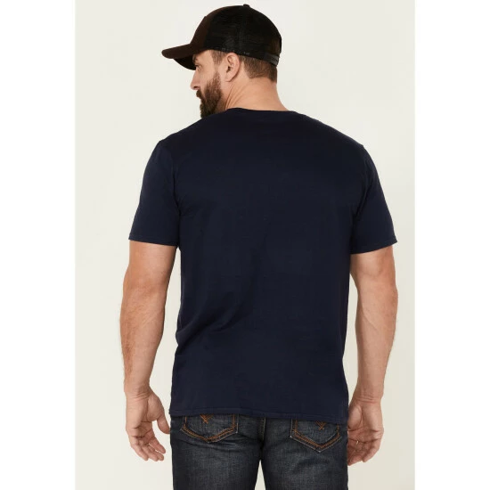 Brand new π Moonshine Spirit Men's May Contain Whiskey Graphic Short Sleeve T-Shirt Navy π - Image 4