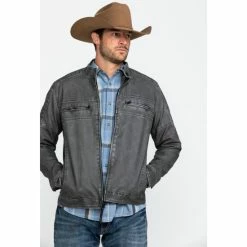 Best deal 🧨 Moonshine Spirit Men's Gearhead Washed Faux Leather Moto Jacket Black 😍