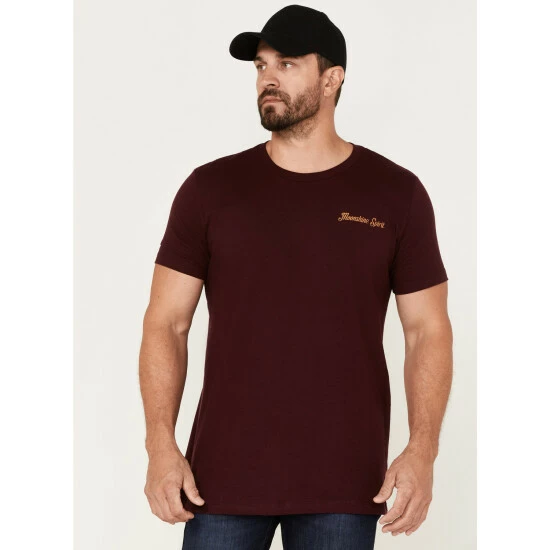 Best Sale π― Moonshine Spirit Men's Oak Barrel Graphic Short Sleeve T-Shirt Rust Copper π₯