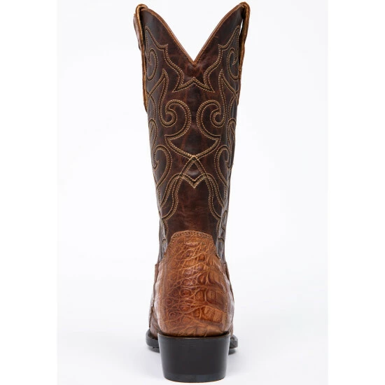 Promo β Moonshine Spirit Men's Rock City Fuscus Caiman Western π₯Ύ Boots - Snip Toe Tan π - Image 5