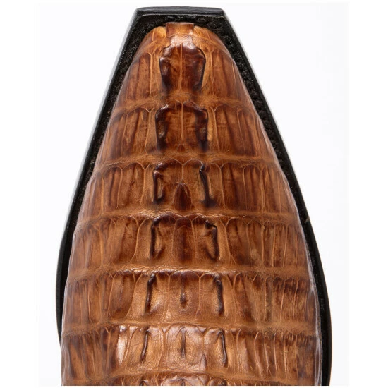 Promo β Moonshine Spirit Men's Rock City Fuscus Caiman Western π₯Ύ Boots - Snip Toe Tan π - Image 6