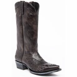 Brand new 🎁 Moonshine Spirit Men's Lardin Western 🥾 Boots - Snip Toe Black 👍