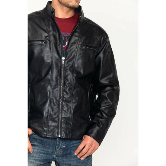 Discount π Moonshine Spirit Men's Roadster Jacket Black π₯ - Image 2