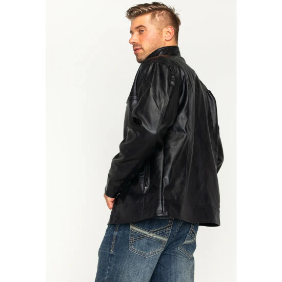 Discount π Moonshine Spirit Men's Roadster Jacket Black π₯ - Image 3