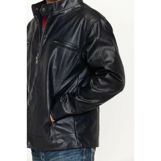Discount π Moonshine Spirit Men's Roadster Jacket Black π₯ - Image 5