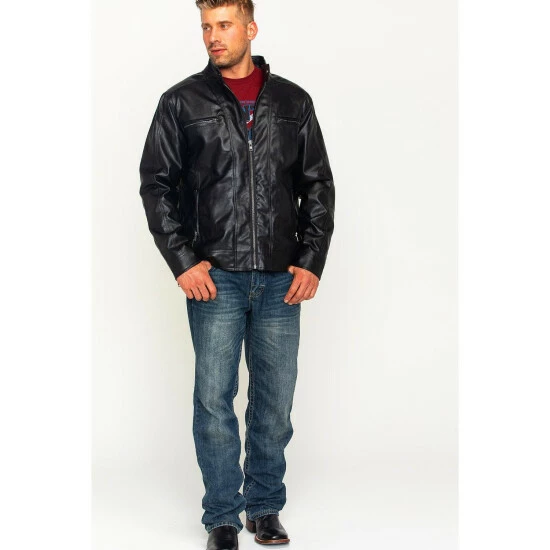 Discount π Moonshine Spirit Men's Roadster Jacket Black π₯ - Image 6