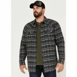 Top 10 π₯ Moonshine Spirit Men's Southwestern Long Sleeve Flannel Western π Shirt Grey π
