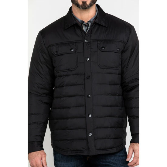 Outlet π Moonshine Spirit Men's Diamond Quilted Lightweight Puffer Jacket Black π - Image 4
