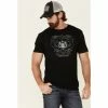 Coupon 😉 Moonshine Spirit Men's Black Old Whiskey Graphic T-Shirt ⌛