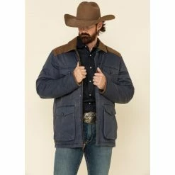 Hot Sale 💯 Moonshine Spirit Men's Lonesome Bull Rancher Jacket Navy ⭐