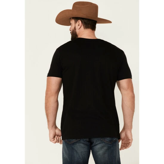 Best Pirce π Moonshine Spirit Men's Dia De Las Muertos Graphic Short Sleeve T-Shirt Black βοΈ - Image 4