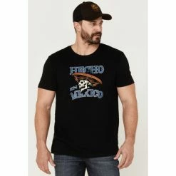 Best Pirce 🤩 Moonshine Spirit Men's Hecho En Mexico Skull Graphic Short Sleeve T-Shirt Black 💯