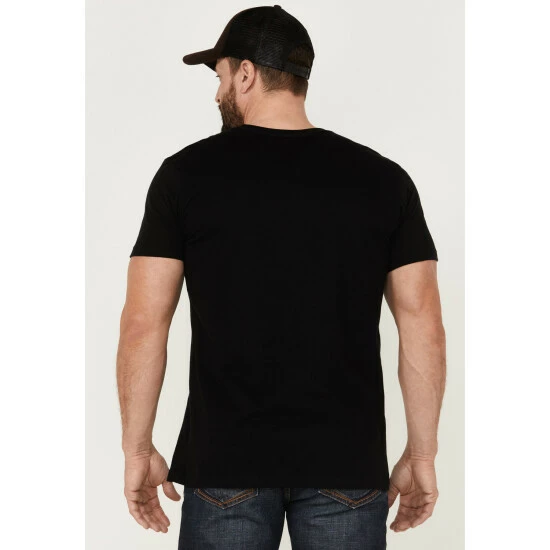 Best Pirce π€© Moonshine Spirit Men's Hecho En Mexico Skull Graphic Short Sleeve T-Shirt Black π― - Image 4