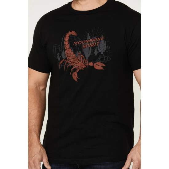 Deals π Moonshine Spirit Men's Sting Desert Graphic T-Shirt Black π₯ - Image 3