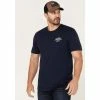 Cheap 🎁 Moonshine Spirit Men's Desert Bandana Graphic T-Shirt Navy 🧨