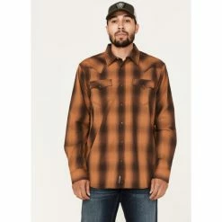 Best reviews of ✔️ Moonshine Spirit Men's Gold Nugget Large Plaid Snap Western 👚 Shirt 🧨