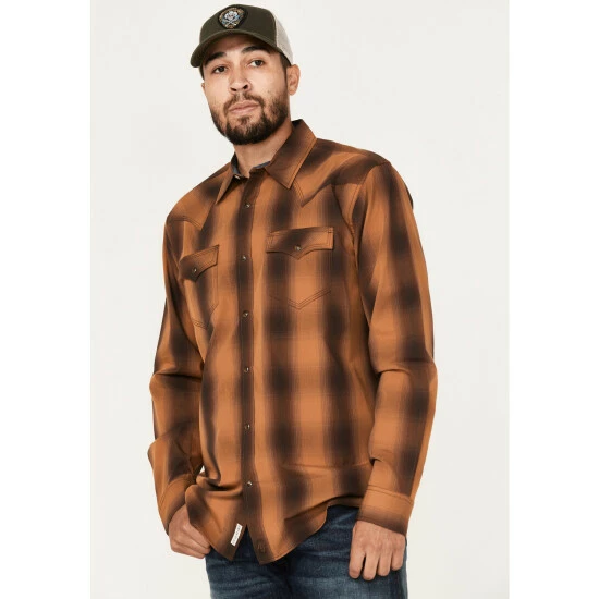 Best reviews of βοΈ Moonshine Spirit Men's Gold Nugget Large Plaid Snap Western π Shirt 𧨠- Image 2