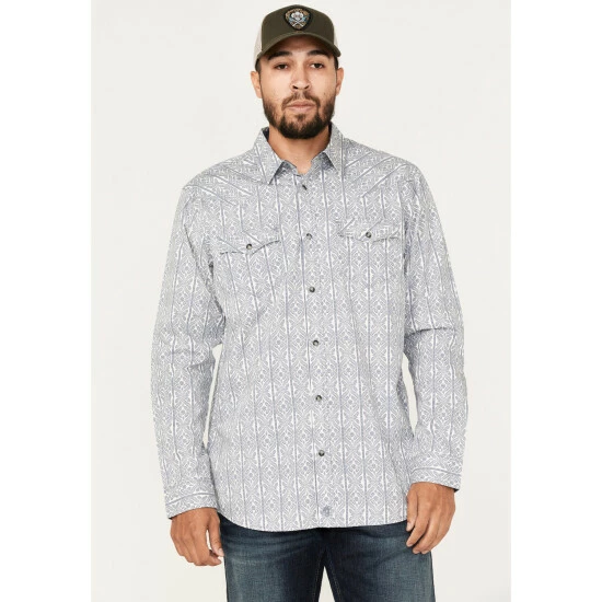 Flash Sale β Moonshine Spirit Men's Island Time Floral Stripe Snap Western π Shirt Cream π