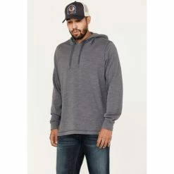 Wholesale 😀 Moonshine Spirit Men's Space Dye Hooded Sweatshirt Black 🌟